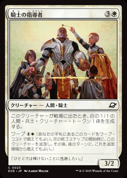 画像1: 騎士の指導者/Knight Luminary【白C】〈0023〉 (1)