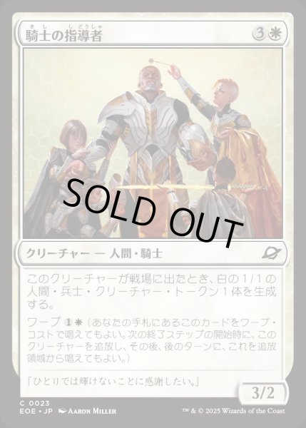 画像1: 騎士の指導者/Knight Luminary【白C】〈0023〉 (1)