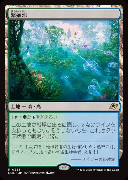 画像1: (予約)繁殖池/Breeding Pool【土地R】〈0251〉 (1)