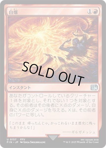 画像1: 自爆/Self-Destruct【赤U】〈0157〉 (1)