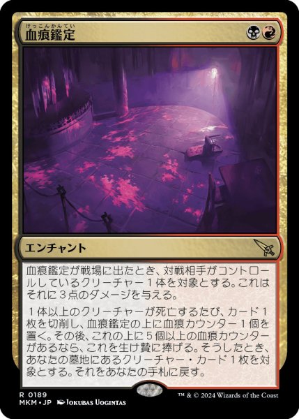 画像1: 血痕鑑定/BloodSpatterAnalysis【金R】〈0189〉 (1)