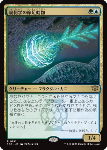 画像1: 幾何学の節足動物/Geometer's Arthropod【金R】〈0191〉 (1)