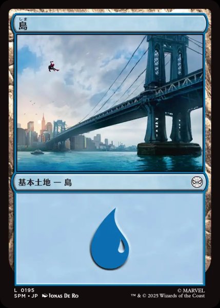 画像1: 島/Island【土地C】〈0195〉 (1)
