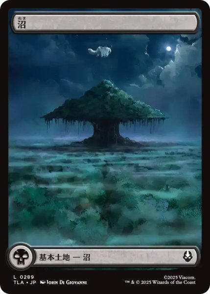 画像1: 沼/Swamp 【土地C】〈0289〉 (1)