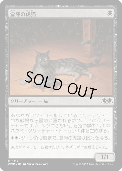 画像1: 倉庫の虎猫/WarehouseTabby【黒C】〈0117〉 (1)