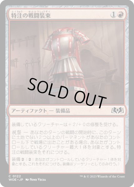 画像1: 特注の戦闘装束/BespokeBattlegarb【赤C】〈0122〉 (1)